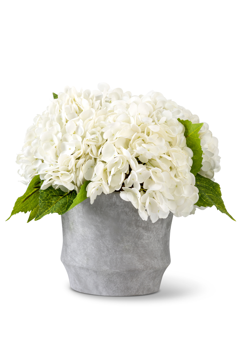 Ryann RealTouch Hydrangea Arrangement, Main, color, Snow