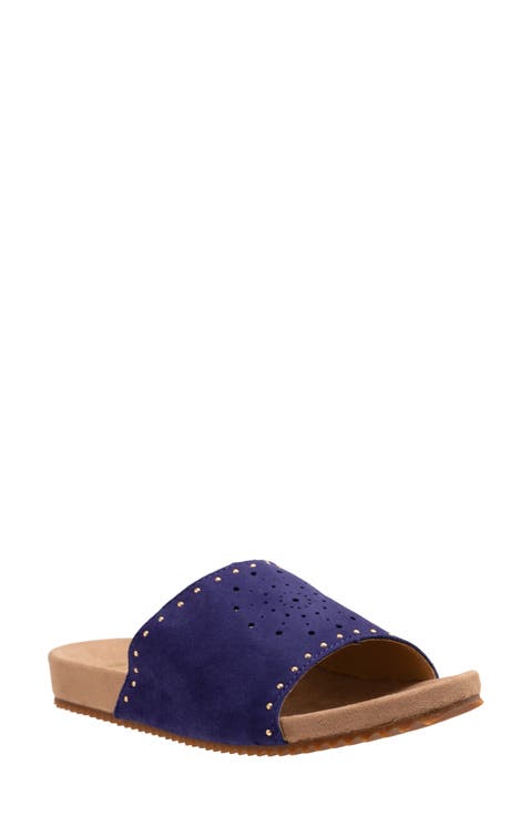 Sofia Stud Slide Sandal (Women)