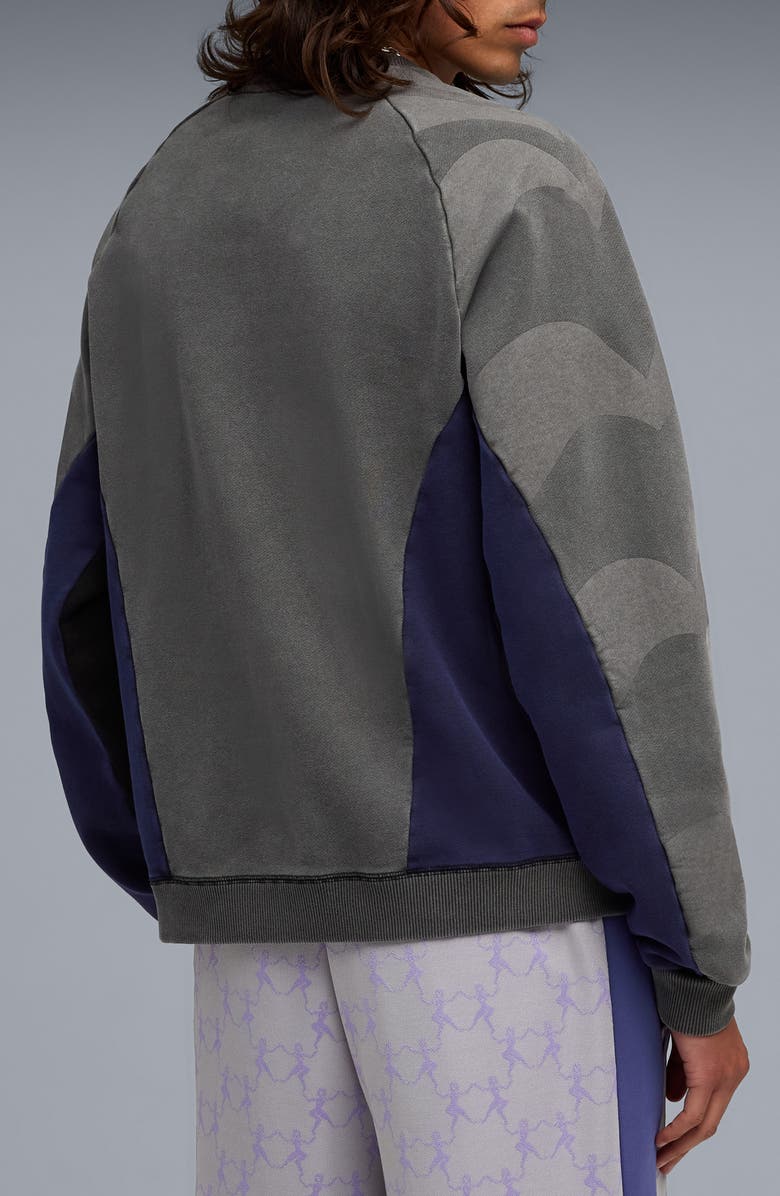 PUMA x KidSuper MCFC Embroidered Cotton Graphic Sweatshirt, Alternate, color, Puma Black