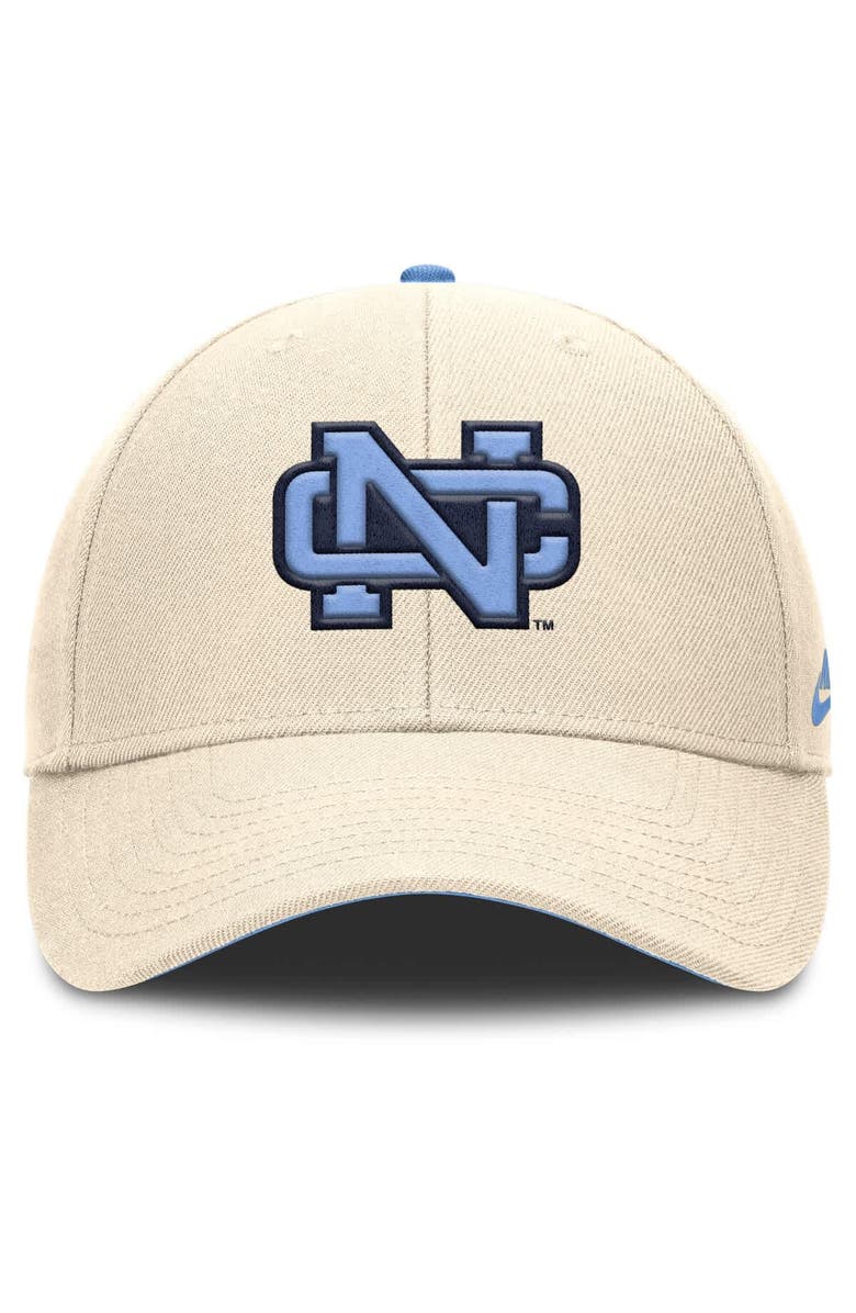 Nike Men's Nike Natural North Carolina Tar Heels Rise Legacy Adjustable Hat, Alternate, color, Natural