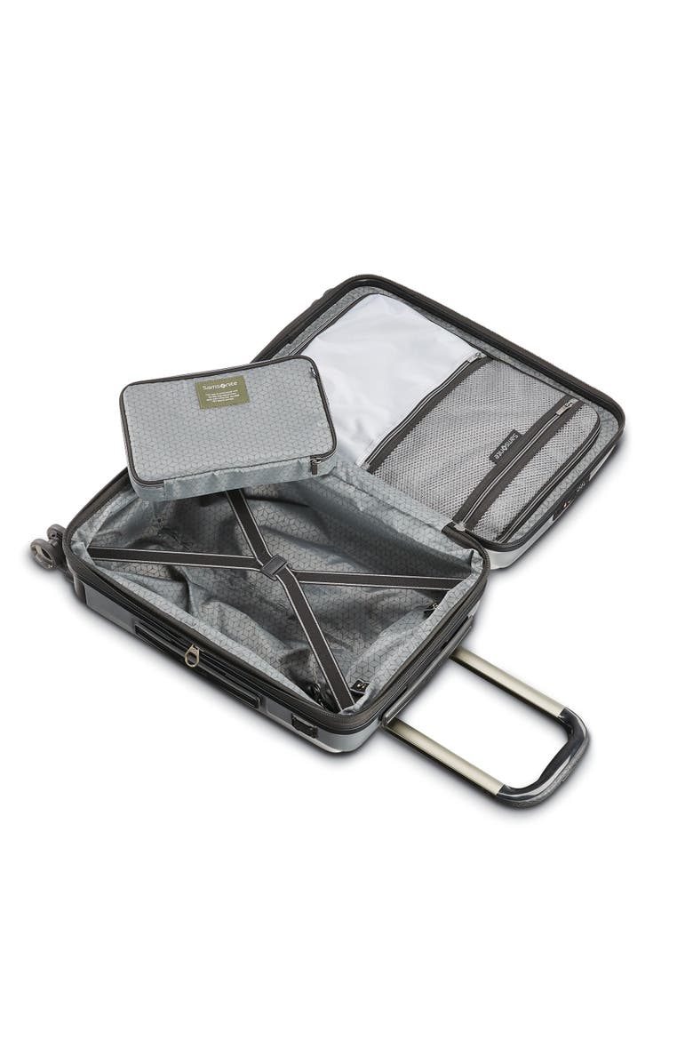 Octiv Hardside (20"/24") 2 Piece Spinner Luggage Set, Alternate, color, Aluminum Silver