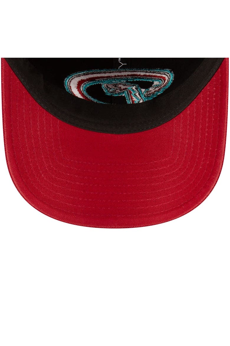 Men's New Era  Black/Red Arizona Diamondbacks Road Replica Core Classic 9TWENTY Adjustable Hat, Alternate, color, Black
