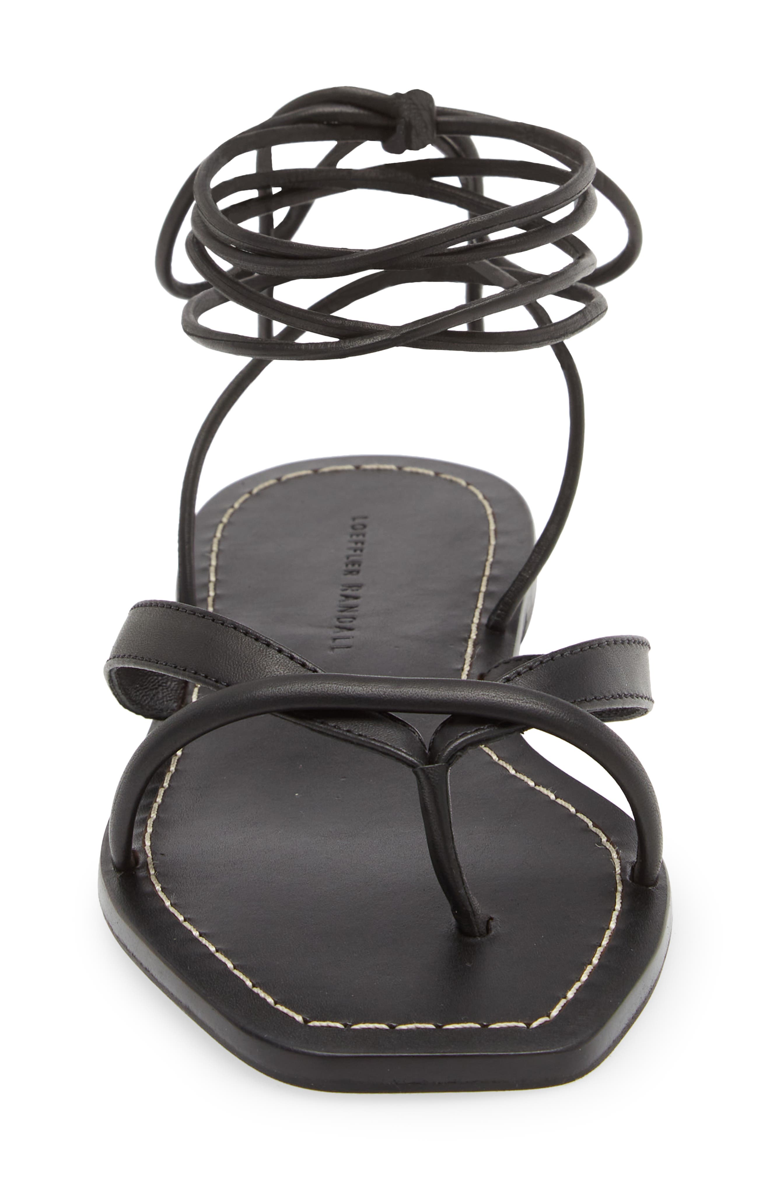 Loeffler Randall Lilla Ankle Wrap Thong Sandal, Alternate, color, 
