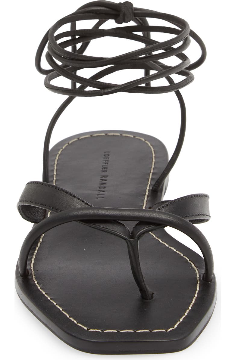 Loeffler Randall Lilla Ankle Wrap Thong Sandal, Alternate, color,