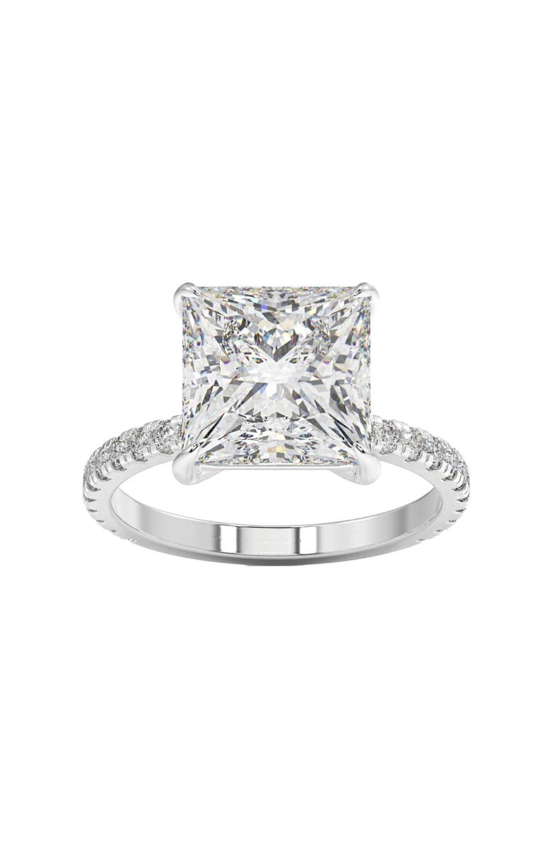 Bliss Diamond 4 1/2 Ct Princess Cut Diamond Engagement Ring Lab Grown in or Gold, Main, color, 