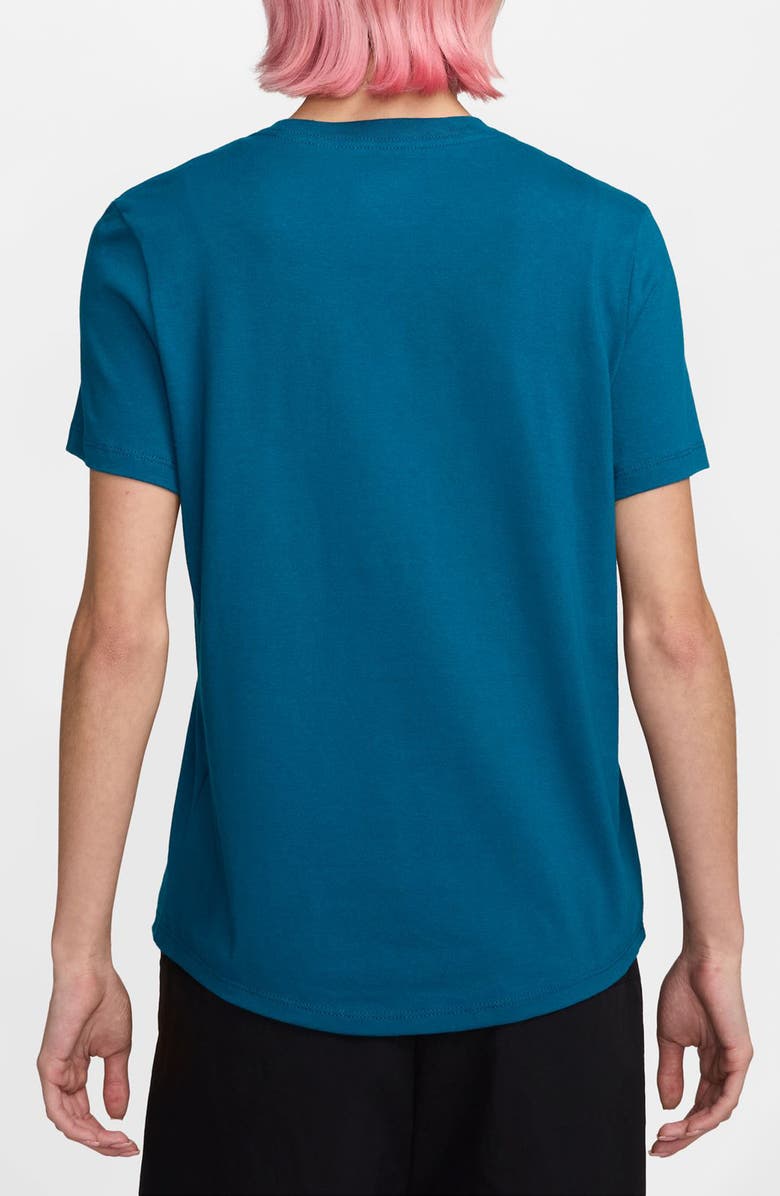 Nike Sportswear Club Essentials T-Shirt, Alternate, color, Green Abyss/ White