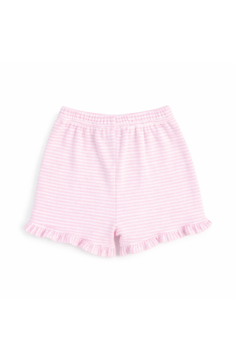 Florence Eiseman Stripe Terry Shorts, Alternate, color, Pink/White