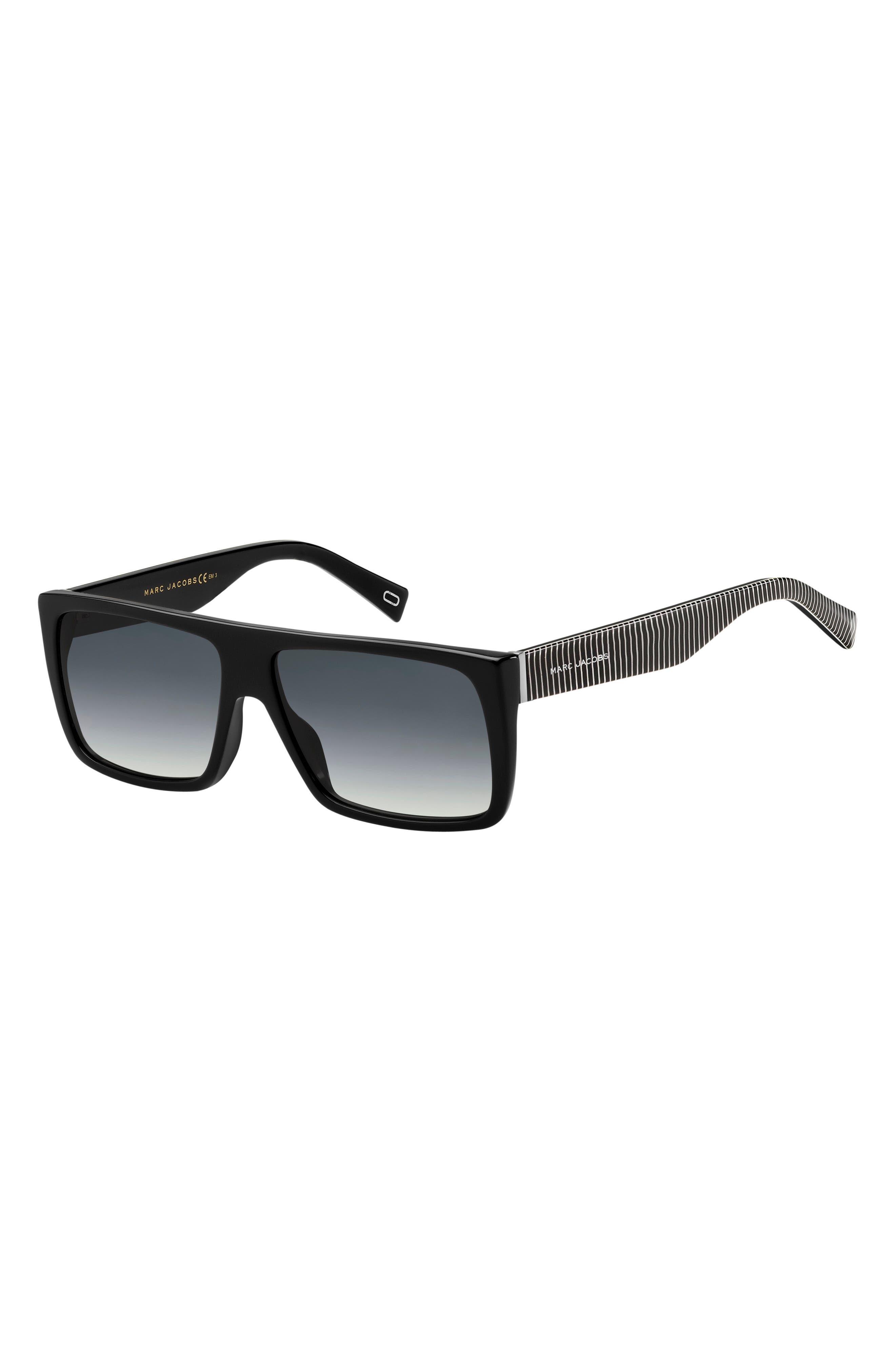 Marc Jacobs Icon 57mm Gradient Rectangular Sunglasses | Nordstromrack