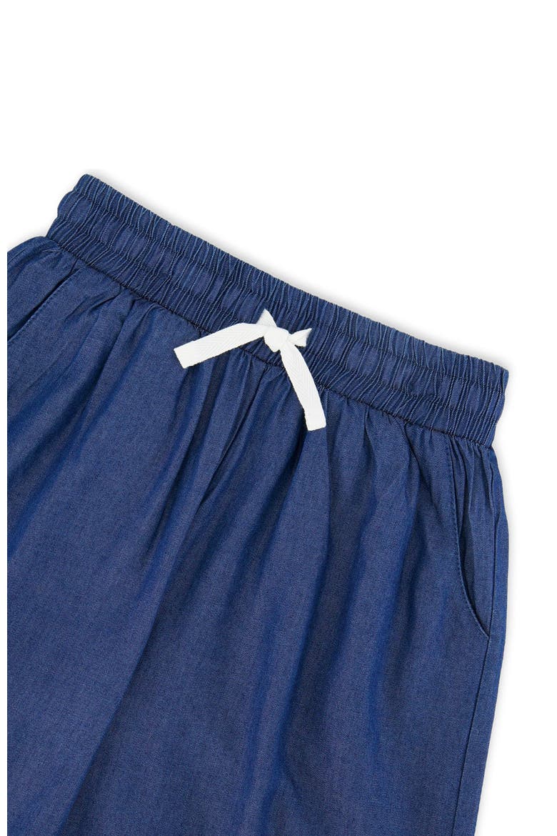 Relaxed Fit Chambray Bermudas, Alternate, color, Bleu Chambray