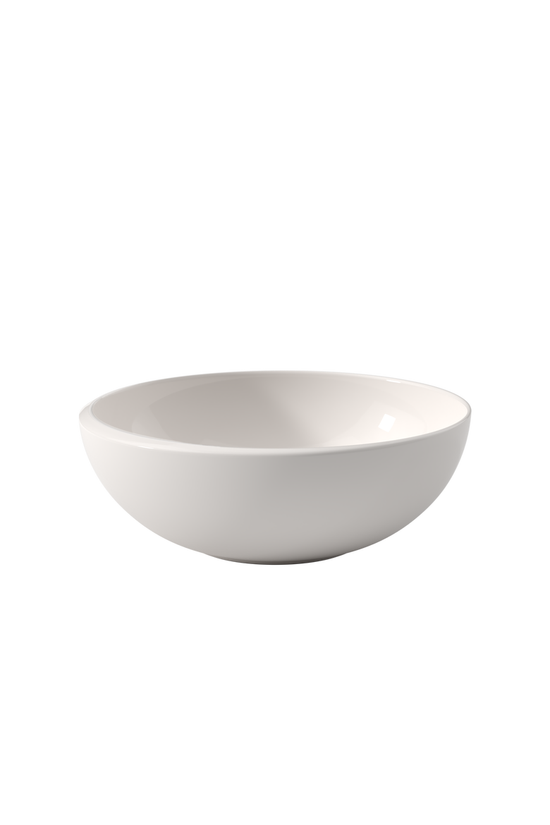 NewMoon Large Round Vegetable Bowl, Main, color, white