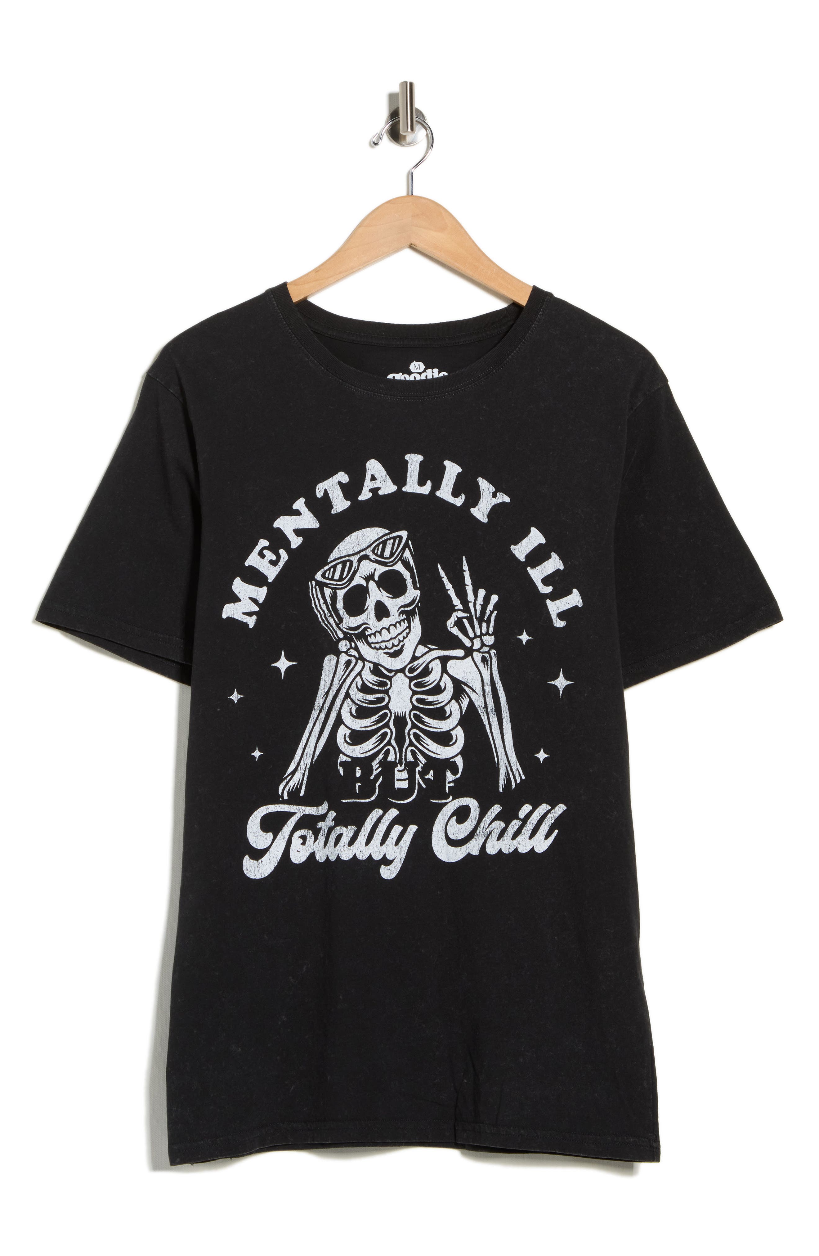 Goodie Two Sleeves Skeleton Graphic T-Shirt