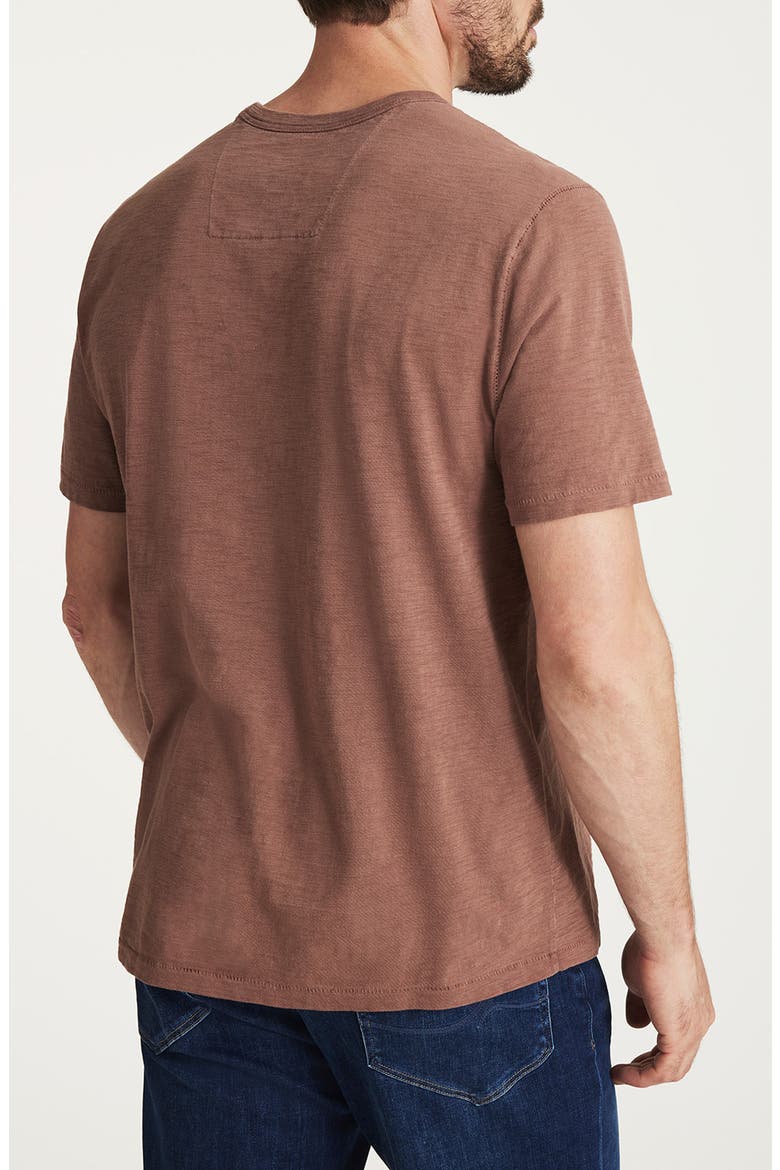 Slub Cotton Crewneck T-Shirt, Alternate, color, CAPPUCCINO