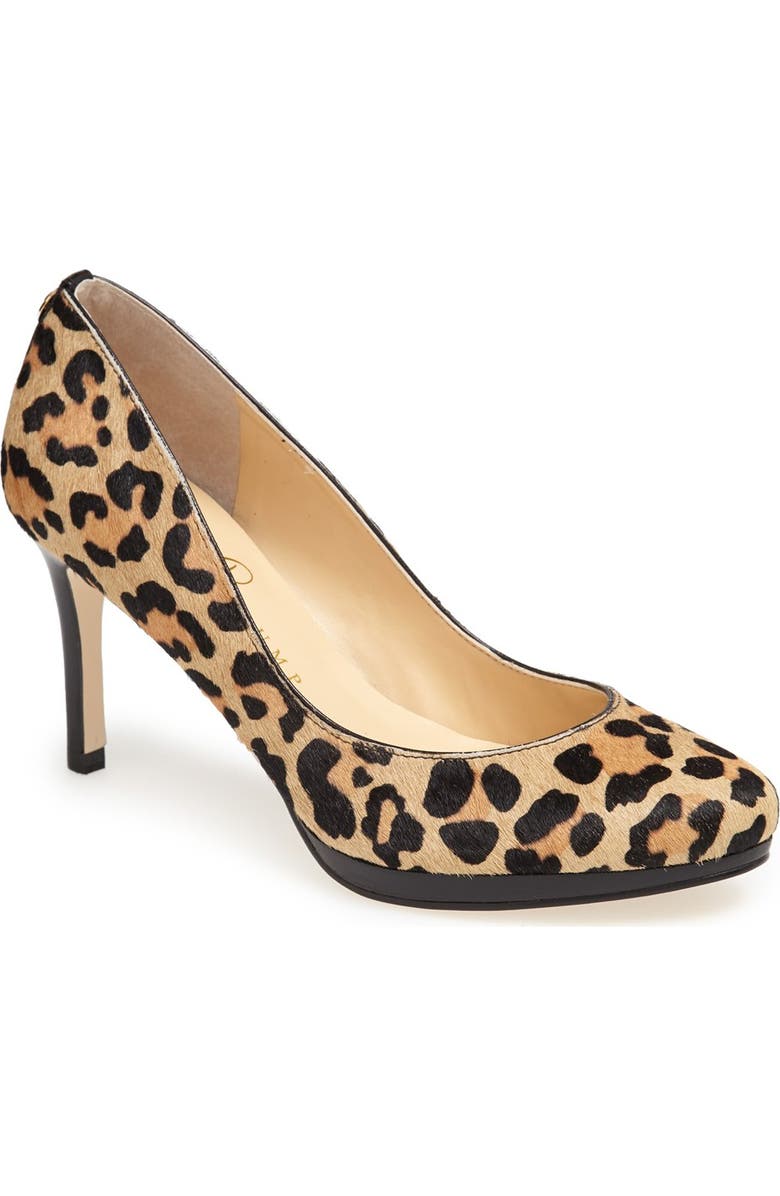Ivanka Trump 'Sophia' Calf Hair Platform Pump, Main, color,