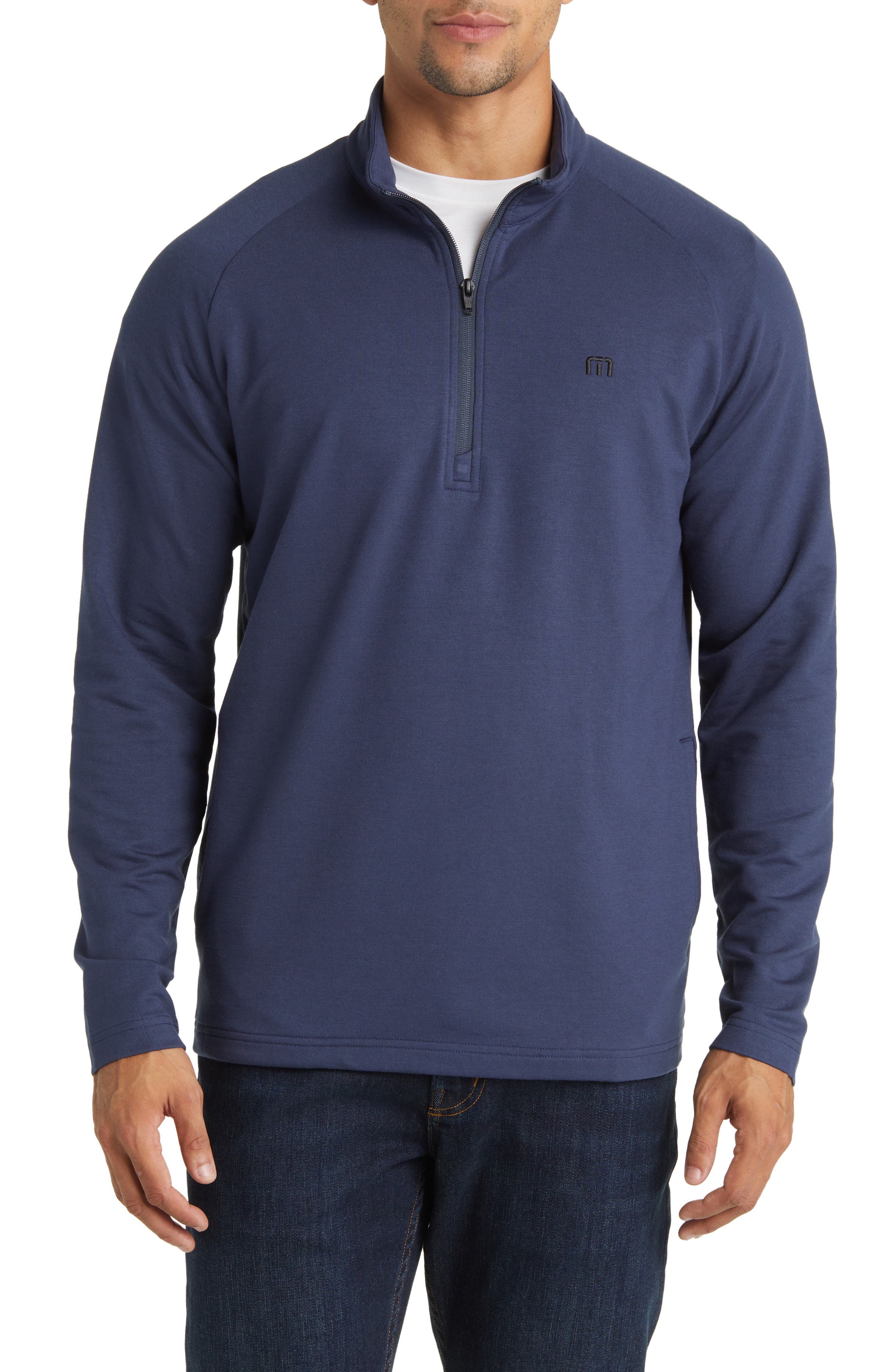 TravisMathew Valiant Quarter Zip Pullover