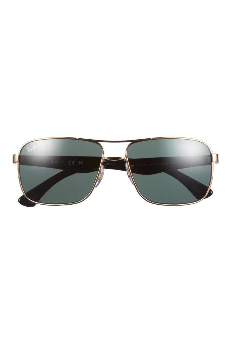 59mm Square Sunglasses, Main, color, ARISTA