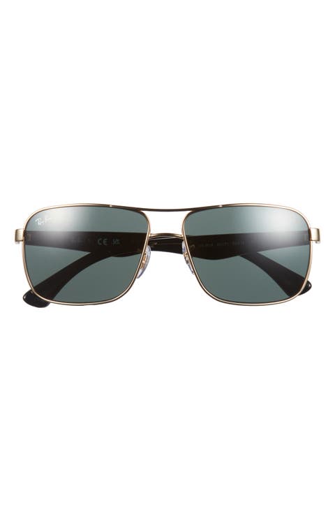 59mm Square Sunglasses