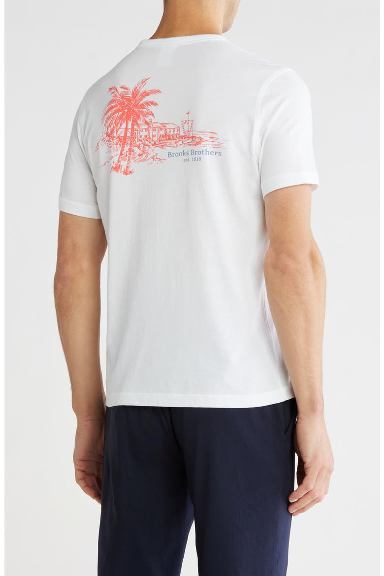 Bermuda Logo Graphic T-Shirt, Alternate, color, WHITE MULTI