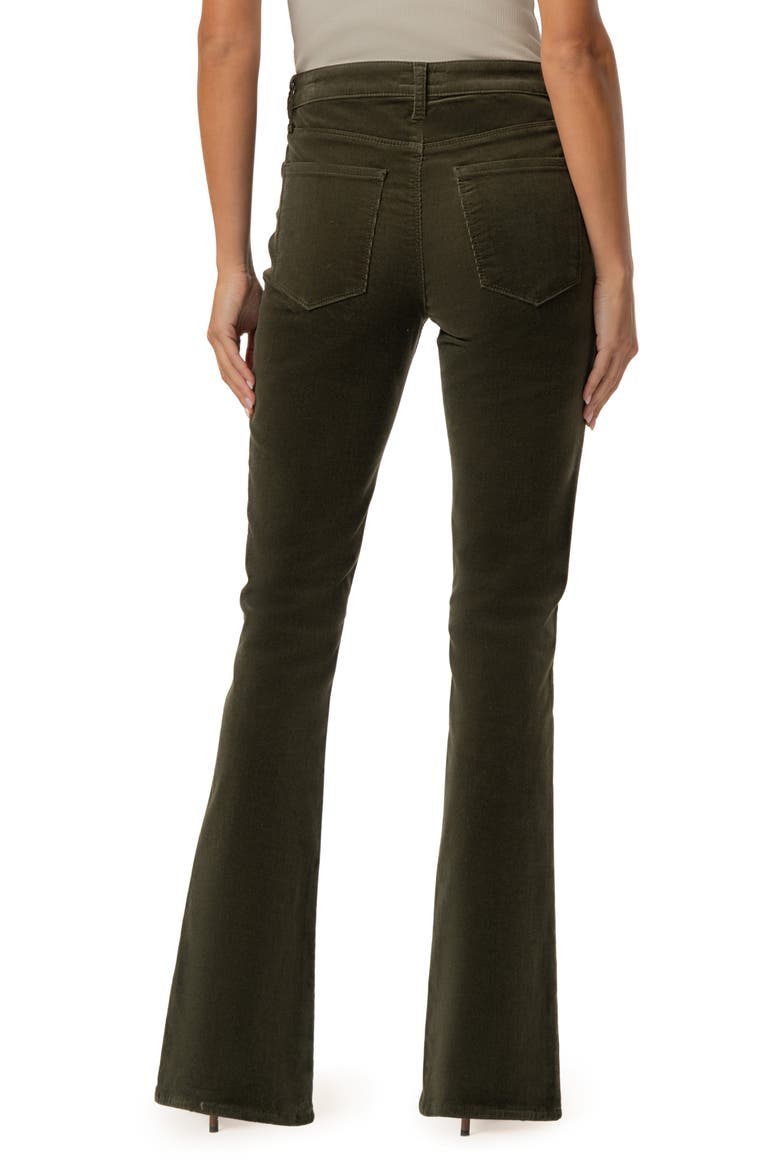 Ana Fab Ab High Waist Corduroy Flare Jeans, Alternate, color, OLIVE