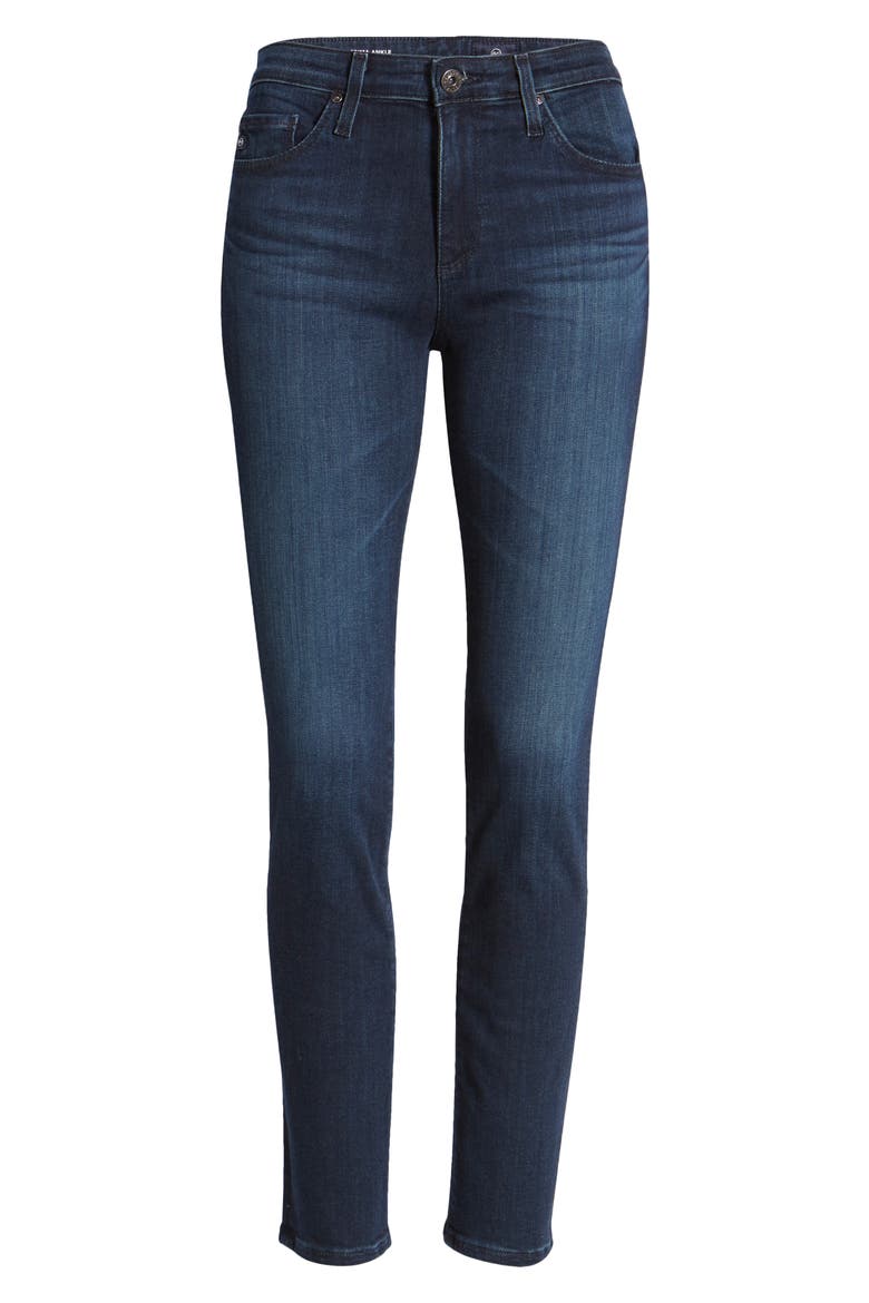 The Prima Mid Rise Stretch Ankle Cigarette Jeans, Alternate, color, HARMONY
