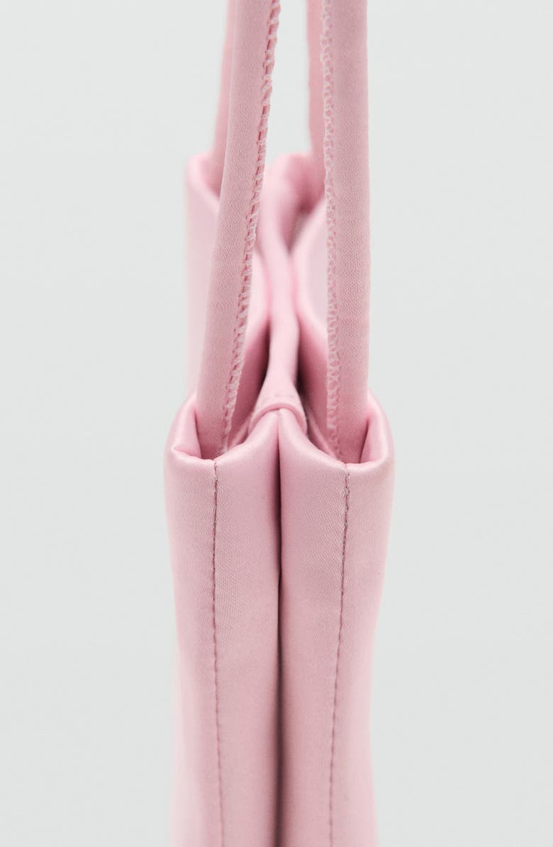 MANGO x Kaia Gerber Mini Shopper Bag, Alternate, color, Light Pink