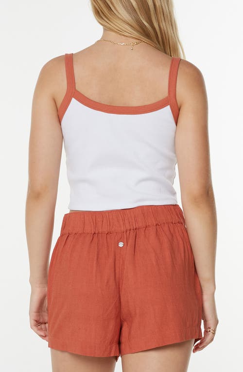 Roxy Sand Bar Crop Camisole In White