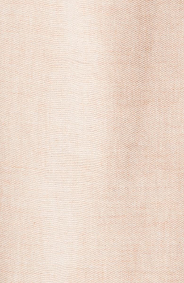 Robert Barakett Mount Eden Short Sleeve Button-Up Shirt, Alternate, color, Salmon