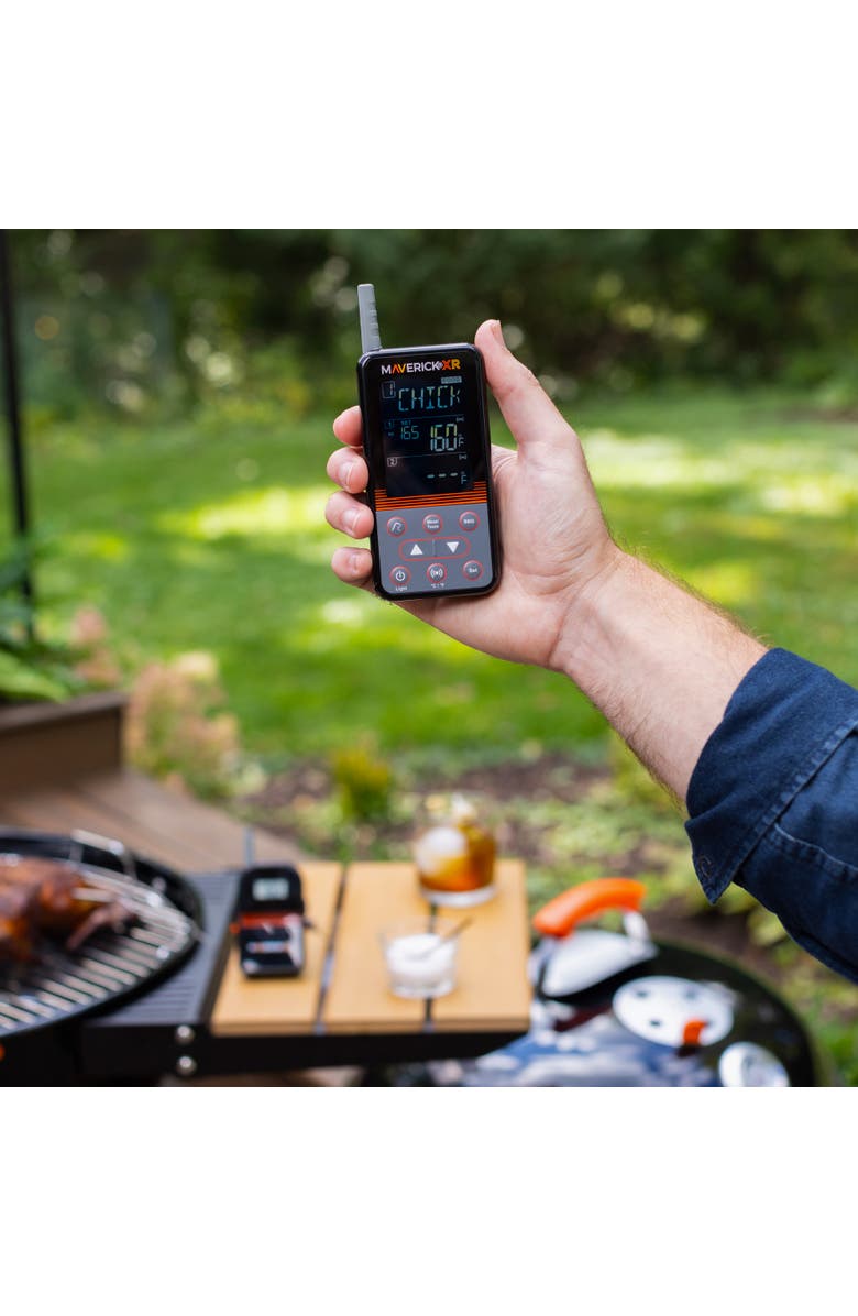 Maverick Extended Range Professional Wireless Thermometer, Dual Probe, Alternate, color, Black