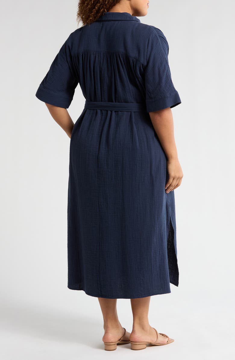 Caslon<sup>®</sup> Belted Midi Shirtdress, Alternate, color,