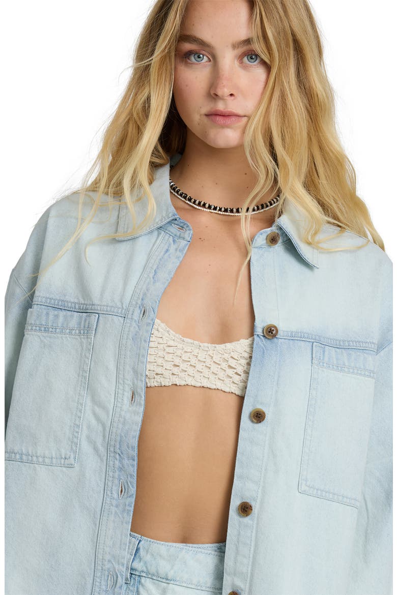 Jade Saltwash Denim Shacket, Alternate, color, BLUE MIST