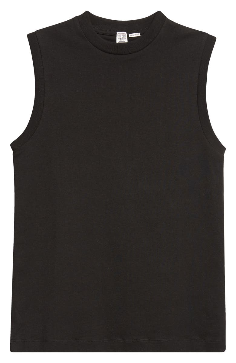 TOTEME Relaxed Tank Top, Alternate, color, Black