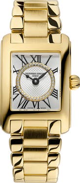 FREDERIQUE CONSTANT Carrée Diamond Dial Bracelet Watch, 23mm x 21mm