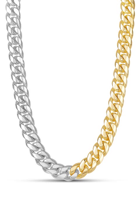 Tori Cuban Chain Choker Necklace