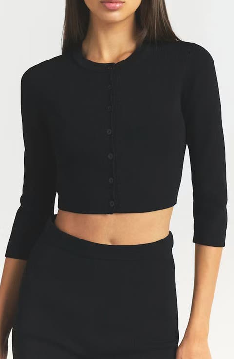 Refined Knit Crop Cardigan