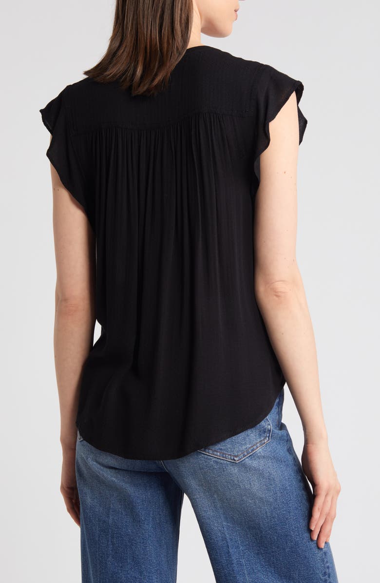 Treasure & Bond Flutter Sleeve Top, Alternate, color,