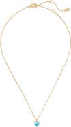 Kate Spade New York my love birthstone heart pendant necklace