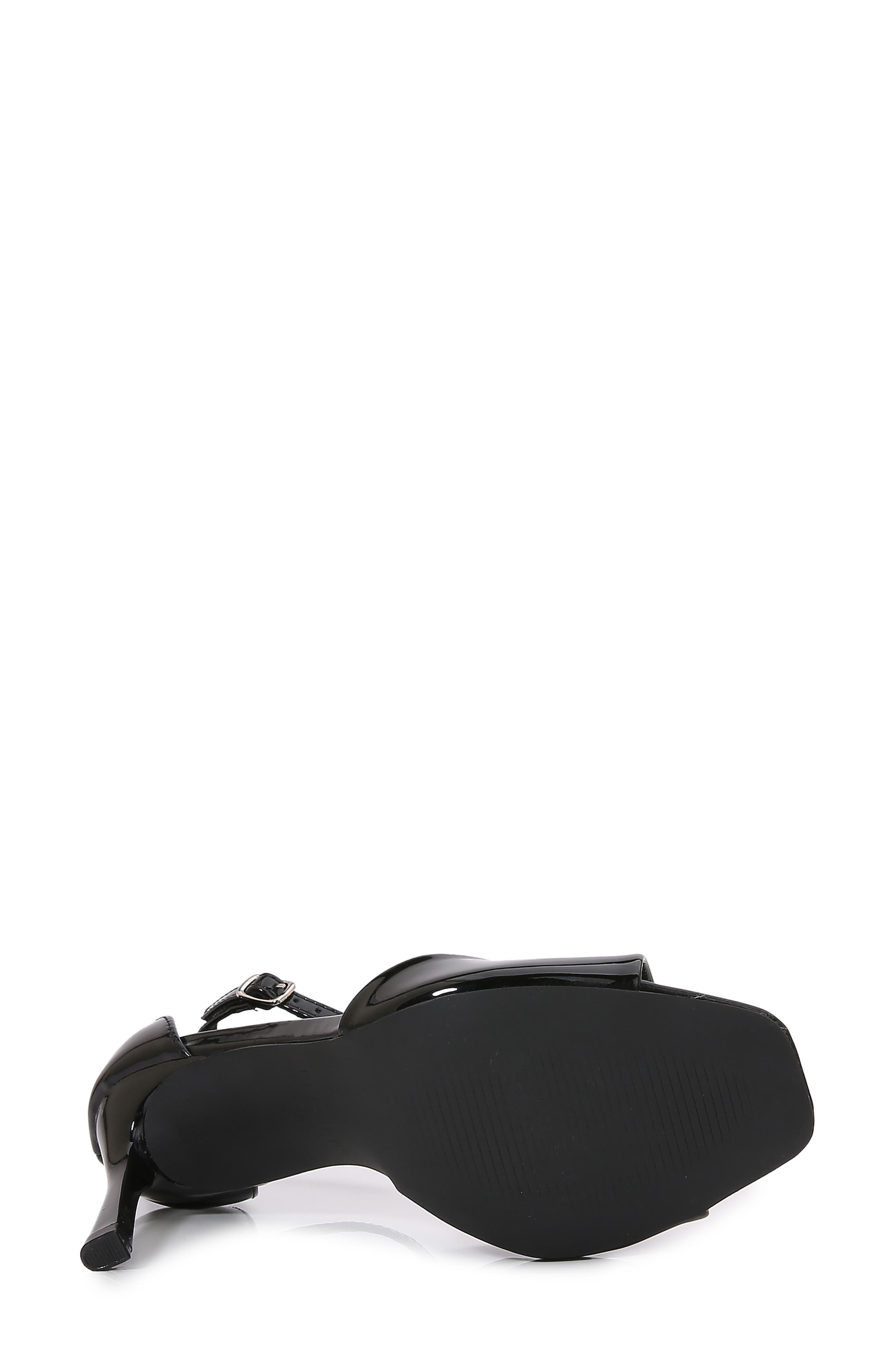 BERNESS <p>Marnie Ankle Strap Sandal (Women)</p>, Alternate, color, Black