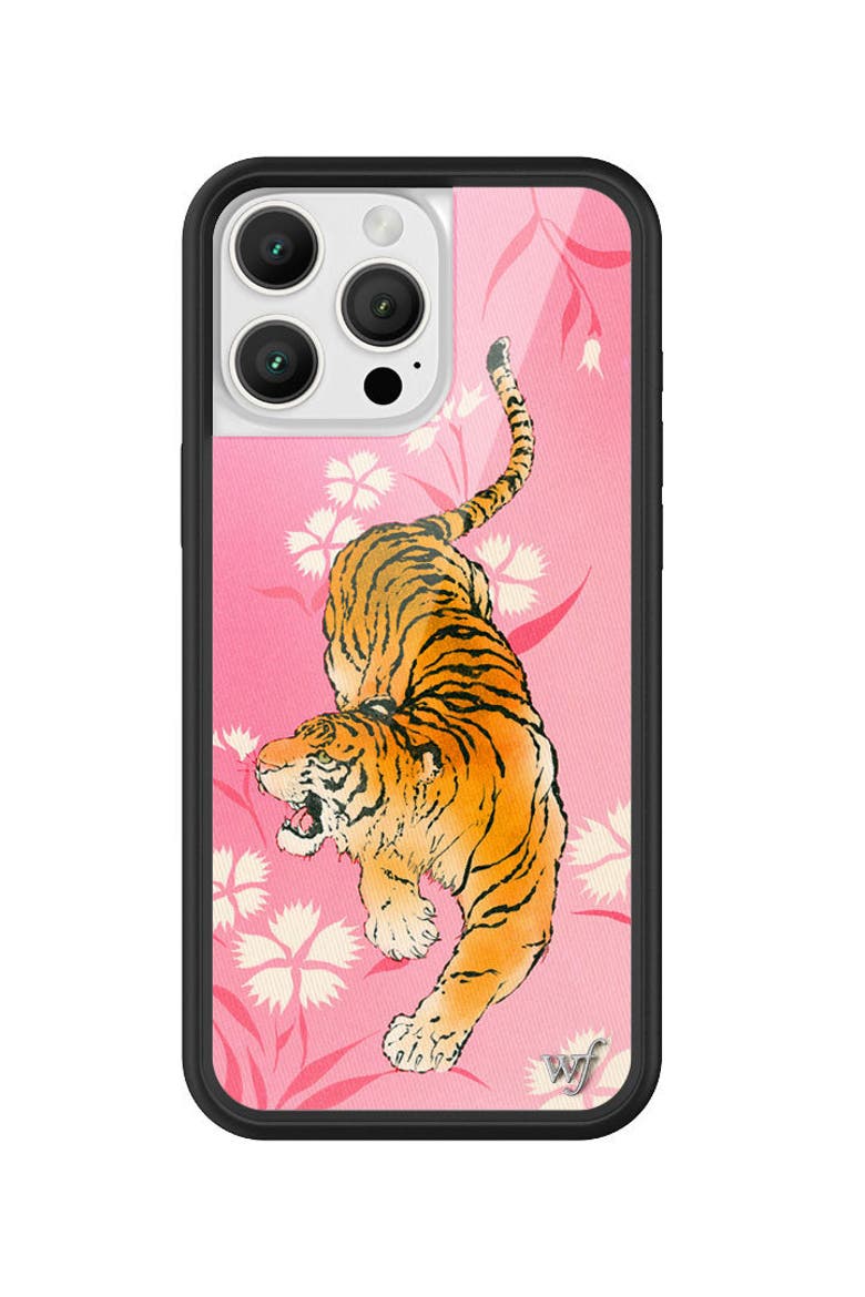 Tiger Blossom iPhone Case, Alternate, color, Pink