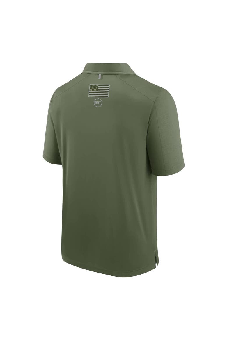 Men's Fanatics Olive Kentucky Wildcats OHT Military Appreciation Defender Polo, Alternate, color, Olive