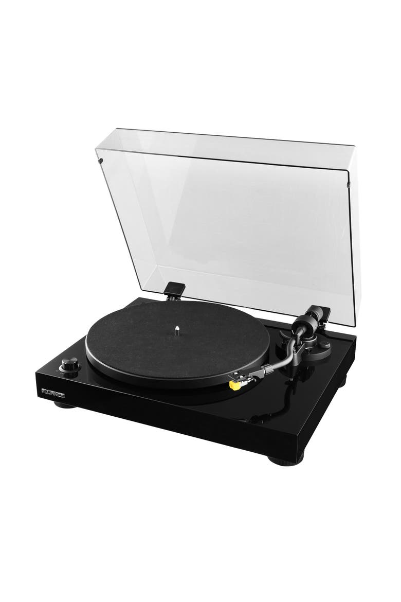 Classic HiFi Vinyl Turntable Record Player Audio Technica Cartridge, Main, color, Piano Black