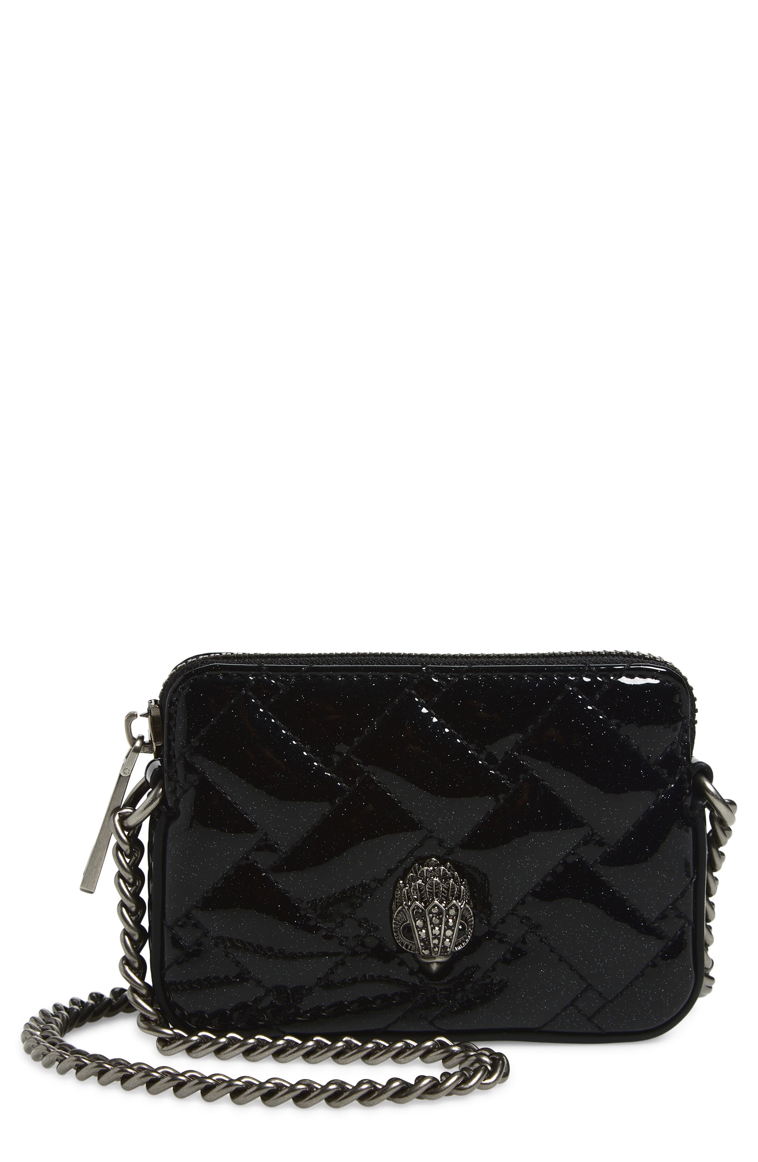 Kurt Geiger London Micro Kensington Camera Bag, Main, color, Black