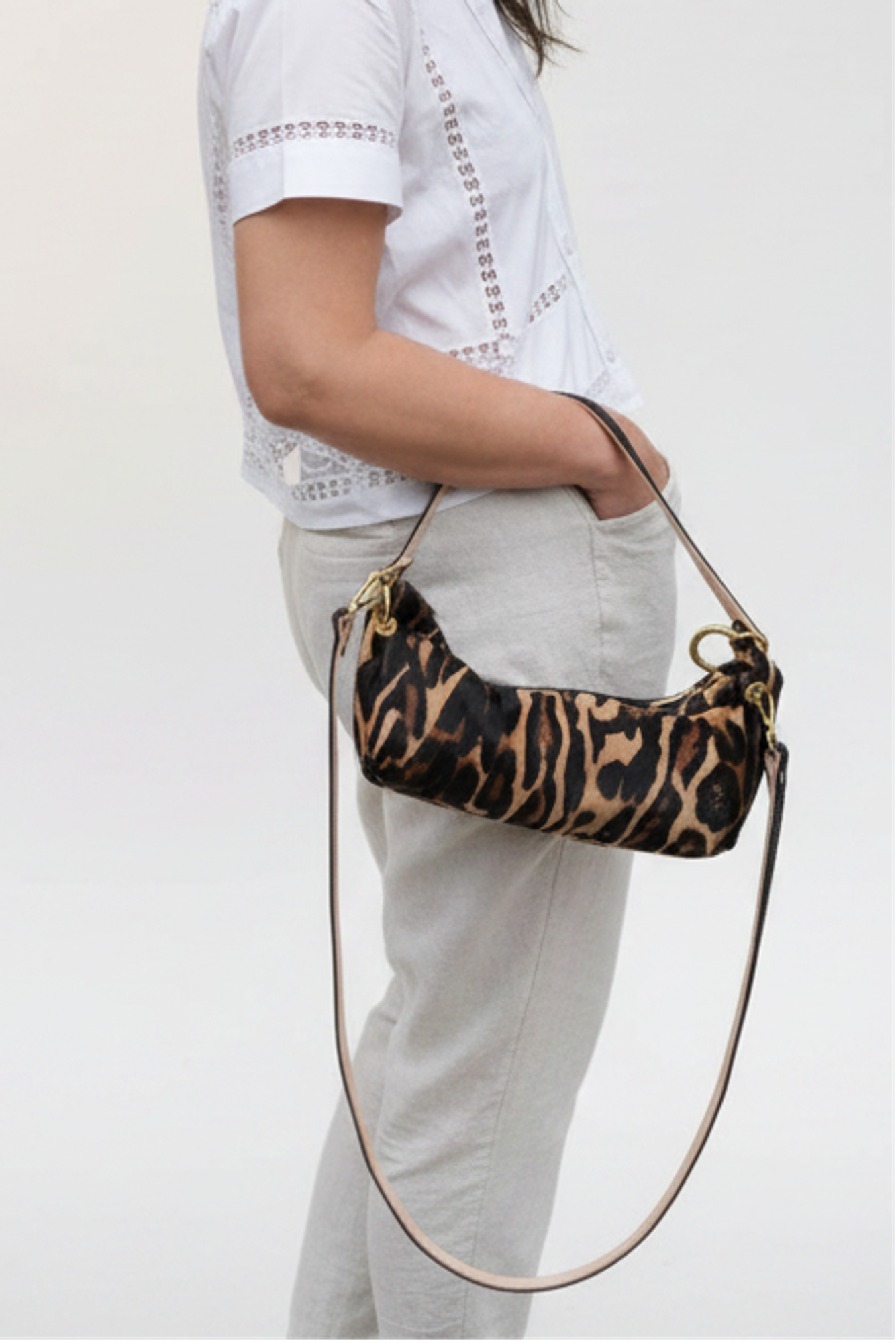 Baby Blair Shoulder Bag, Alternate, color, Leopard Print