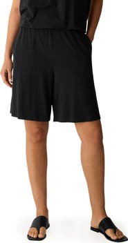 Eileen Fisher Flared Jersey Shorts