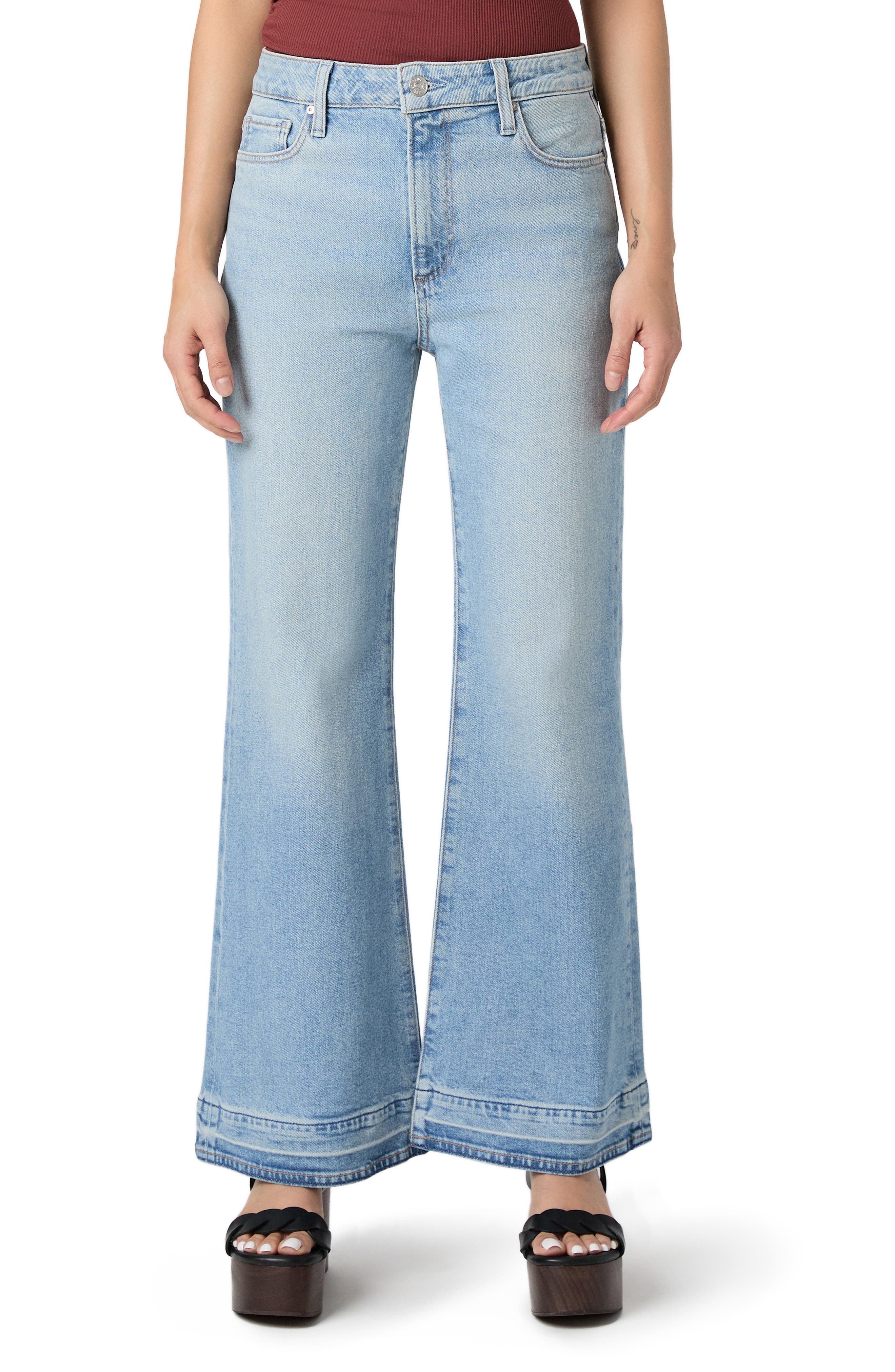 Sofia Undone Wide Leg Jeans