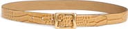 Treasure
Bond Tana Croc Embossed Leather Belt