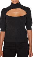 FRAME Cutout Turtleneck Cashmere Sweater