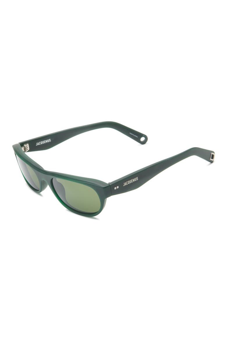 Sole Rectangular Sunglasses, Alternate, color, MATT PUTTY/ SILVER/ AMBER