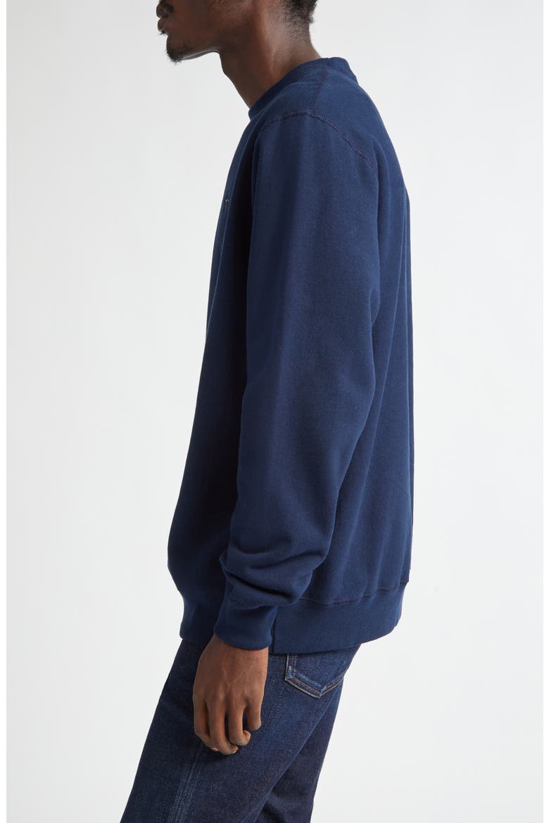 Classic Cotton Crewneck Sweatshirt, Alternate, color, NAVY