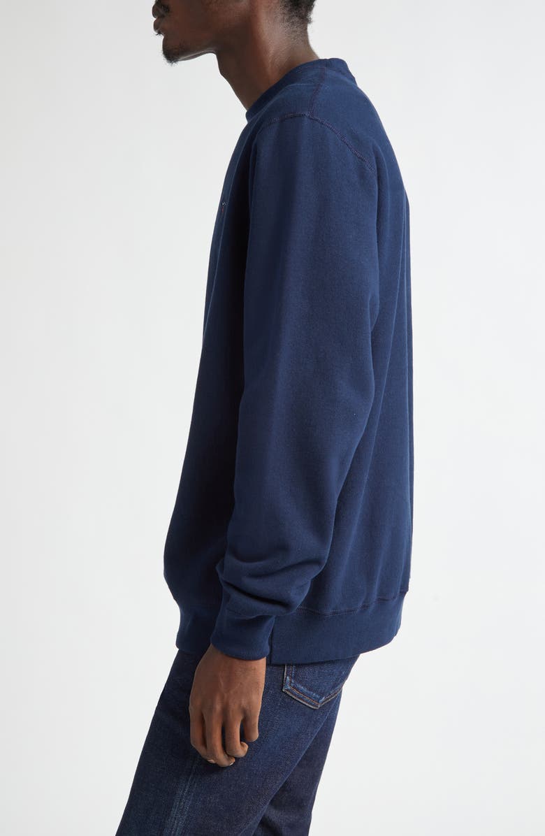 Noah Classic Cotton Crewneck Sweatshirt, Alternate, color, Navy