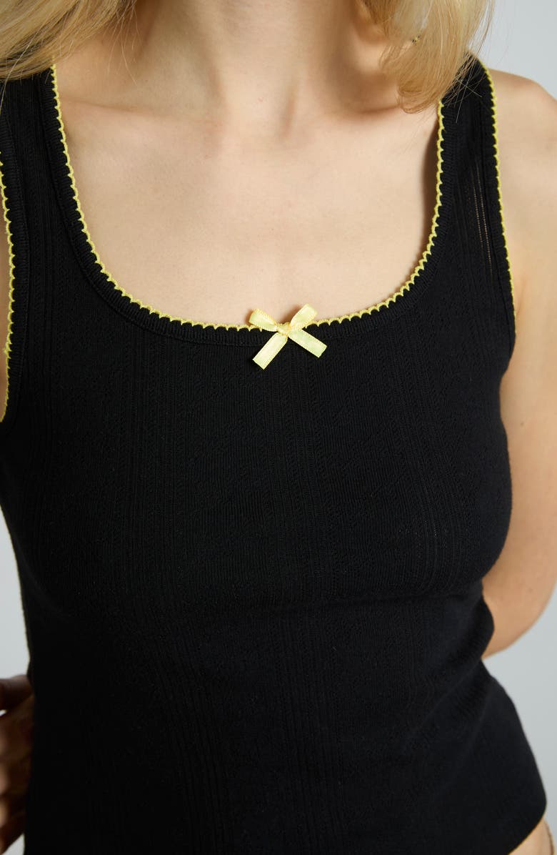 Damson Madder Salomé Pointelle Tank, Alternate, color,