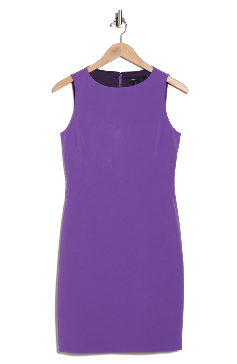 Theory Betty Shift Dress, Alternate, color, Bright Peony